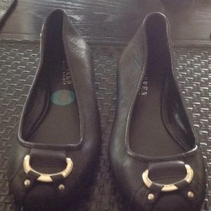 Ralph Lauren Black Flats New without Box